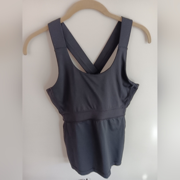 lululemon athletica Tops - LULULEMON Black Athletic Tank Top